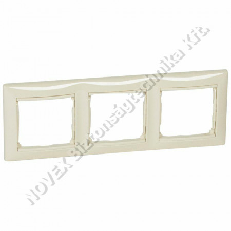 SZERELVÉNY - Legrand - Valena keret 3-as, vízszintes elefántcsont (774353)