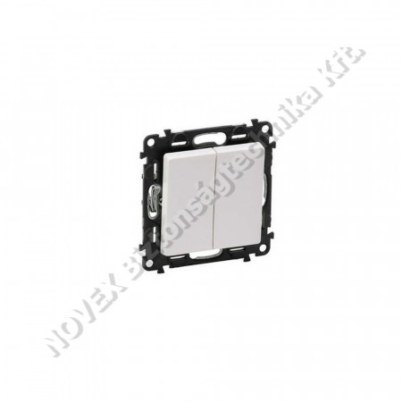 SZERELVÉNY - Legrand - Valena Life 106 + 6 kettős váltókapcsoló fehér (752108)