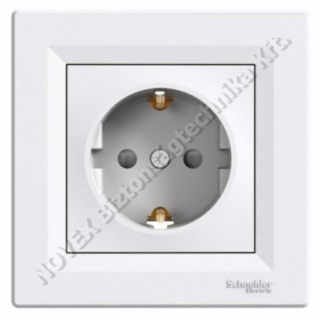 SZERELVÉNY - Schneider - ASFORA 2P+F csatlakozóaljzat (GYV) (EPH2900221)