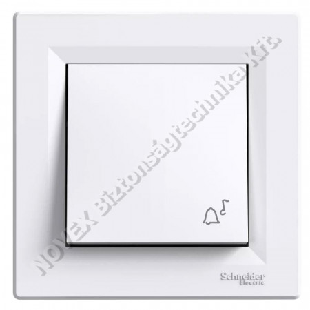 SZERELVÉNY - Schneider - EPH0800121 ERŐSÁRAM KIEGÉSZÍTŐ Asfora egypólusú nyomó, csengőjel, kerettel