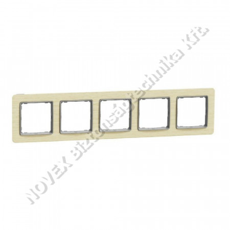 SZERELVÉNY - Schneider - Sedna ELEMENTS ötös keret, univerzális, nyír (SDD380805)