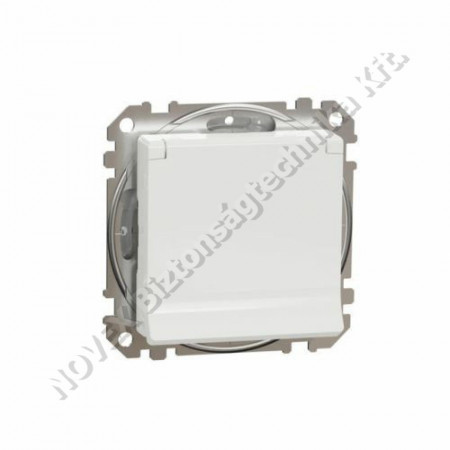 SZERELVÉNY - Schneider - Sedna ÚJ 2P+F csatlakozó aljzat biztonsági zs. (SDD211023)