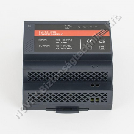TÁPEGYSÉG - Dorcas - 12V-5A DR12060-02C DIN sines