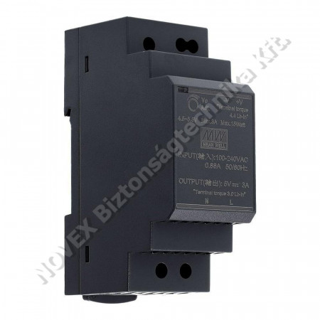 TÁPEGYSÉG - Meanwell - MEANHDR3012 DIN sínre pattintható tápegység HDR-30-12