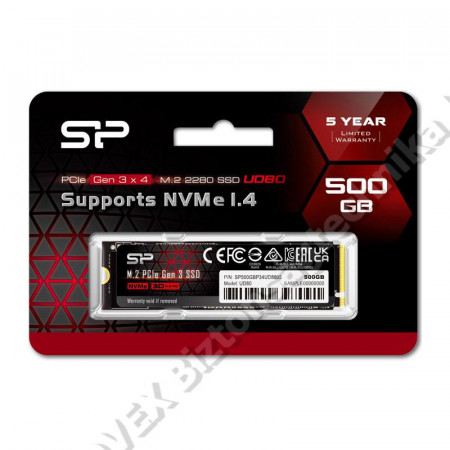 TÁRHELY - Silicon - 500GB M.2 2280 NVMe UD80