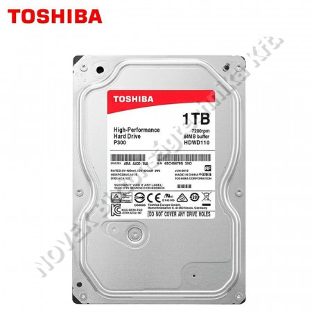 TÁRHELY - Toshiba - 1TB HDD 7200rpm SATA-600 64MB P300 HDWD110