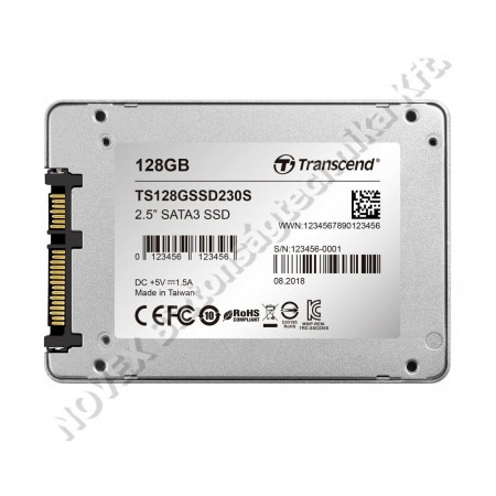 TÁRHELY - Transcend - SSD - 128GB 2,5\" SATA3 SSD230S