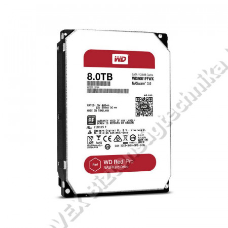 TÁRHELY - Western Digital - 8TB Red 5640rpm SATA-600 128MB