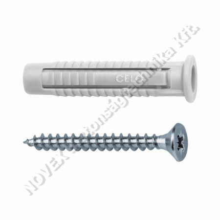 TIPLI - Celo - 98FXSZ NEXUS műanyag M8 tipli+facsavar