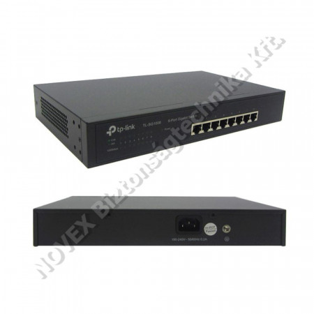 SWITCH - TPLink - TL-SG1008 8 port Gigabit rack-be szerelhető