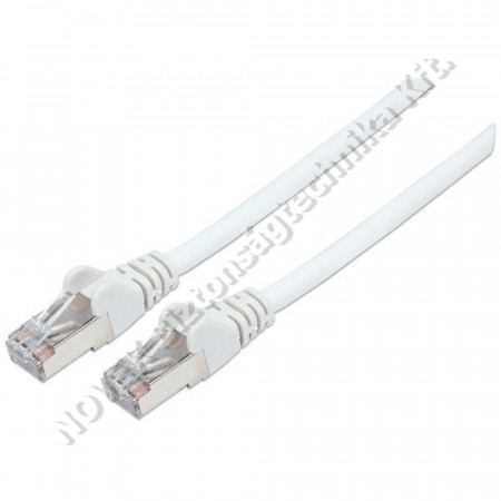 LAN KÁBEL - Manhattan -  1m SFTP Cat6 szürke (733229)