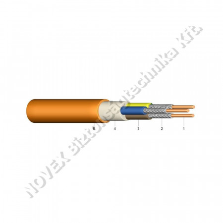 TŰZKÁBEL - Tűzkábel - NHXH-O E90 2x2,5mm2 0,6/1kV narancs