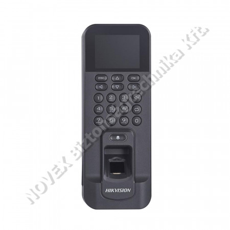 KÁRTYAOLVASÓ - Hikvision - DS-K1T804BEF Beléptető terminál; ujjnyomat- és EM hitelesítéssel