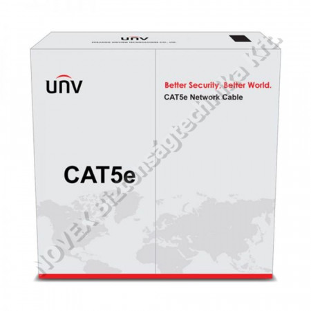LAN KÁBEL - Uniview - CAT5e U-UTP Patch Cable 305m Grey (CAB-LC2100A-E2-ECA-IN)