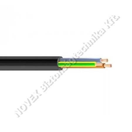 VEZETÉK N/A - KAB1800014 H05RR-F 3x2,5 fekete (0) 300/500V gumikábal (GT)