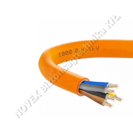 VEZETÉK - N/A - KAB4500039 NHXH E90 5x1,5 narancs (0) 0,6/1kV tűzálló erőátviteli kábel halogénm.