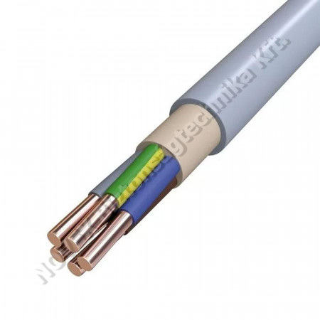 VEZETÉK - N/A - VEZ2100035 NYM-J 5x4 szürke (0) 300/500V tömör inst. vezeték (MBCU)