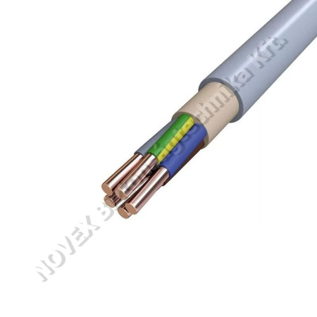 VEZETÉK - N/A - VEZ2100037 NYM-J 5x6  szürke (0) 300/500V tömör inst. vezeték (MBCU)