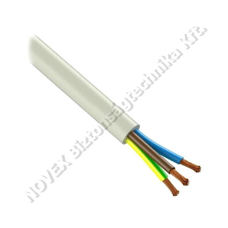 VEZETÉK - Villany - H05VV-F 3x10fehér (0) 300/500V hajlékony tömlővezeték MT 1800058