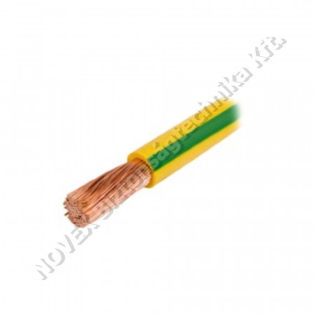 VEZETÉK - Villany - H07V-K 1x6 zöld/sárga (0) 450/750V hajlékony egyerű sodrott VEZ1500059