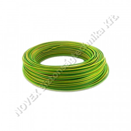 VEZETÉK - Villany - VEZ1600027 H07V-U 1x2,5 zöld/sárga (100) 450/750V egyerű tömörvezeték (MCu)