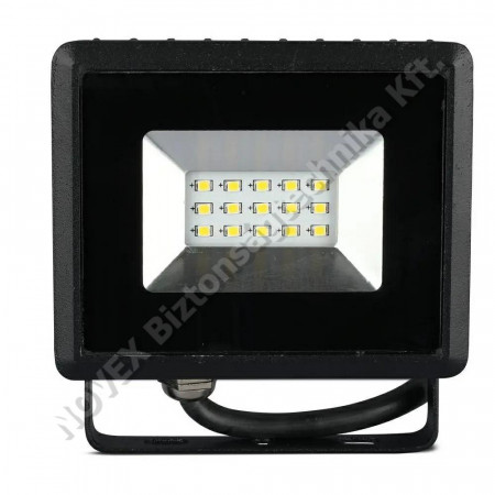 VILÁGÍTÁS - Vtac - 10W LED reflektor E széria fekete 4000K 5941