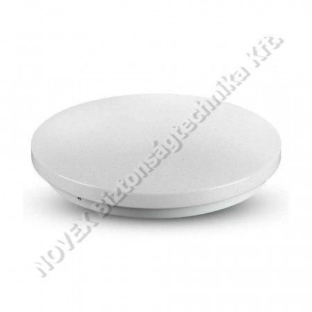 VILÁGÍTÁS - VTAC - 18W LED csillogó búrás kör mennyezeti lámpa állítható színhőmérséklet (217604)